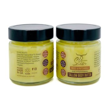 TALLOW BODY BUTTA, BODY BALM, LOW PUFA SKINCARE, TALLOW SKINCARE, NOURISHING, NATURAL SCENTED, WATERLESS, CHEMICAL FREE, TALLOW