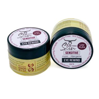 EYE REWIND, EYE CREAM, HYPOALLERGENIC, TALLOW BASED, SENSITIVE SKIN, SENSITIVE EYE AREA, LOW PUFA, EYE REWIND SENSITIVE