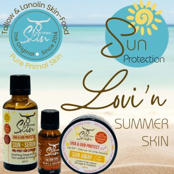 SUN- Random (1) PURE PRIMAL SKIN, SUN PROTECTIONS, SKIN FOOD, SUMMER SKIN, TALLOW SKINCARE