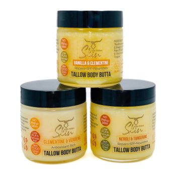 TALLOW BODY BUTTA, SKIN BUTTA, NATURALLY SCENTED, TALLOW BASED, BODY BUTTA