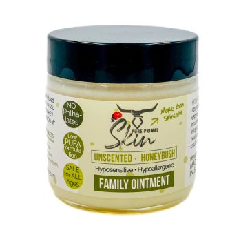FAMILY OINTMENT, TALLOW OINTMENT, SAFE FOR ALL AGES, LOW PUFA, LOW PUFA SKINCARE, SENSITIVE SKIN, ECZEMA SKIN, WHOLE FAMILY FRIENDLY, UNSCENTED, HYPOALLERGENIC