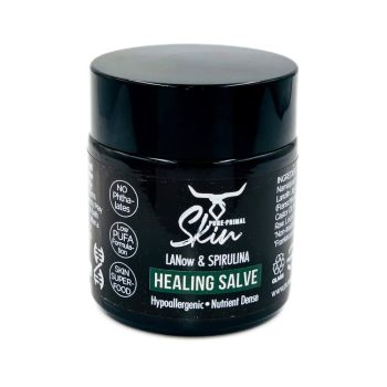 HEALING SALVE, HYPOALLERGENIC, LANOLIN, TALLOW BASED, LANOW, HONEY ENRICHED, LOW PUFA, NUTRIENT DENSE, PHTHALATE FREE SKINCARE, NATURAL SKINCARE, PREGNANCY SAFE
