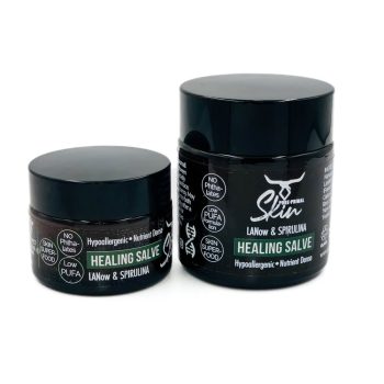 HEALING SALVE, HYPOALLERGENIC, LANOLIN, TALLOW BASED, LANOW, HONEY ENRICHED, LOW PUFA, NUTRIENT DENSE, PHTHALATE FREE SKINCARE, NATURAL SKINCARE, PREGNANCY SAFE