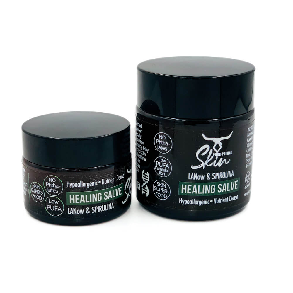 LANow Healing Salve Group-2 HEALING SALVE, HYPOALLERGENIC, LANOLIN, TALLOW BASED, LANOW, HONEY ENRICHED, LOW PUFA, NUTRIENT DENSE, PHTHALATE FREE SKINCARE, NATURAL SKINCARE, PREGNANCY SAFE