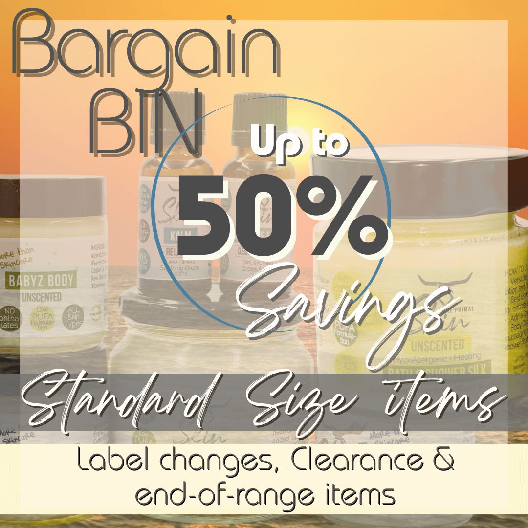 Bargain Bin - Standard Sizes (1) BARGAIN BIN, VARIETY PRODUCTS, CLEARANCE SALE, STANDARD SIZED PRODUCTS,