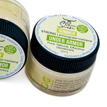 UNDER ARMOR, STRONG, DEODORANT, ODOUR CONTROL, STONG BODY ODOUR CONTROL, NATURAL DEODORANT, TALLOW BASED, WATERLESS SKINCARE, CHEMICAL FREE, LOW PUFA, PHTHALATE FREE, STRONG BODY ODOUR, NON CARCINOGENIC, WITH MAGNESIUM