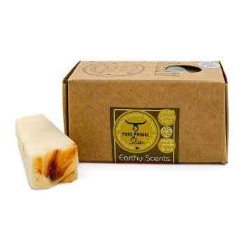 Earthy Scents Tallow Bath Soap (1) EARTHY SCENTS, TALLOW SOAP BAR, TALLOW, NATURAL, ECO SOAP, BATH BAR, GREYWATER SAFE, BIODEGRADABLE, ECO FRIENDLY, NATURALLY SCENTED