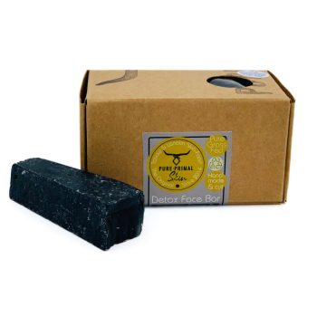 Detox Face Bar, Tallow Facial Soap, Pure Primal Skin, DETOXIFYING, CLARIFYING, OILY SKIN SOAP BAR, TALLOW BASED, ACTIVATED CHARCOAL, PROBLEM SKIN SOAP BAR, TALLOW SOAP BAR