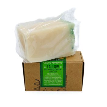 EUCALYPTUS & PINE, TALLOW SOAP, NATURALLY SCENTED TALLOW SOAP, PURE PRIMAL SKIN, BATH SOAP, ARTISAN SOAPS, BATH BAR, ECO FRIENDLY, GREYWATER SAFE, BIODEGRADABLE, GENTLE & NOURISHING SOAP