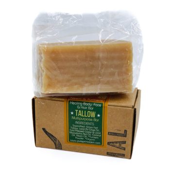 NEEM & TURMERIC TALLOW SOAP, HEALING SOAP BAR, HAIR SOAP, BODY SOAP, FACIAL SOAP, NATURAL, TALLOW BASED, LOW PUFA SKINCARE, PHTHALATE FREE, NEEM SOAP, ANTIBACTERIAL, ANTIMICROBIAL, ANTINFLAMMATORY, ECO FRIENDLY, GREYWATER SAFE