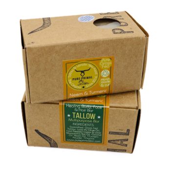 NEEM & TURMERIC TALLOW SOAP, HEALING SOAP BAR, HAIR SOAP, BODY SOAP, FACIAL SOAP, NATURAL, TALLOW BASED, LOW PUFA SKINCARE, PHTHALATE FREE, NEEM SOAP, ANTIBACTERIAL, ANTIMICROBIAL, ANTINFLAMMATORY, ECO FRIENDLY, GREYWATER SAFE