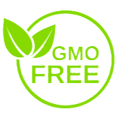 GMO FREE, NON-GMO, NO GMO'S, NO GENETICALLY MODIFIED INGREDIENTS