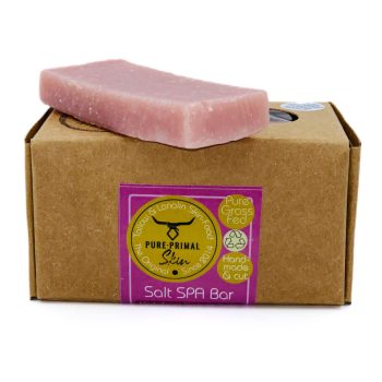 SALT SPA BAR, KALAHARI SALT, FLORAL SCENTS, TALLOW SOAP, SILKY BATH BAR, NATURALLY SCENTED TALLOW SOAP, PURE PRIMAL SKIN, BATH SOAP, ARTISAN SOAPS, BATH BAR, ECO FRIENDLY, GREYWATER SAFE, BIODEGRADABLE, GENTLE & NOURISHING SOAP