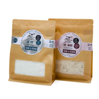 BODY SOAK & SCRUB, DETOXIFYING, 2-IN-1, MINERAL DENSE, TALLOW SCRUB, DETOXIFYING FOOT BATH, BODY SCRUB, BODY SOAK, FOOT SOAK, FOOT SCRUB, NATURALLY SCENTED, DETOX, UNWIND, GREY WATER SAFE