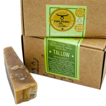 DRY/MATURE FACE BAR, GREEN TEA & OATS, HYPOALLERGENIC, TALLOW SOAP, FACIAL BAR, FACIAL SOAP, FACE SOAP, DRY SKIN, MATURE SKIN, SENSITIVE SKIN
