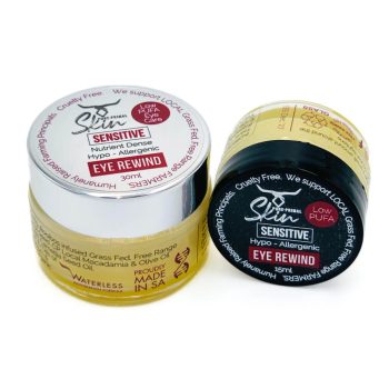EYE REWIND, EYE CREAM, HYPOALLERGENIC, TALLOW BASED, SENSITIVE SKIN, SENSITIVE EYE AREA, LOW PUFA, EYE REWIND SENSITIVE