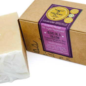 LAVENDER BASTILLE, OLIVE OIL & TALLOW SOAP, HUGUENOT BASTILLE SOAP BARS, TALLOW & OLIVE OIL SOAPS, NATURAL SOAP BARS, ARTISAN SOAPS, HYPOALLERGENIC SOAP, FACIAL SOAP, BODY SOAP, SOAP FOR SENSITIVE SKIN TYPES