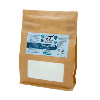Primal Collagen 500g Refill-2 PRIMAL COLLAGEN, COLLAGEN, TYPE I & III, COLLAGEN PEPTIDES, AGGLOMERATED, HYDROLISED, PURE, UNFLAVOURED, PURE, DIABETIC FRIENDLY, ZERO CARBS