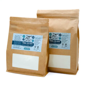 PRIMAL COLLAGEN, COLLAGEN, TYPE 1 & 3 COLLAGEN PEPTIDES, TYPE I & III, COLLAGEN PEPTIDES, AGGLOMERATED, HYDROLISED, PURE, UNFLAVOURED, PURE, DIABETIC FRIENDLY, ZERO CARBS, REFILL PACKS