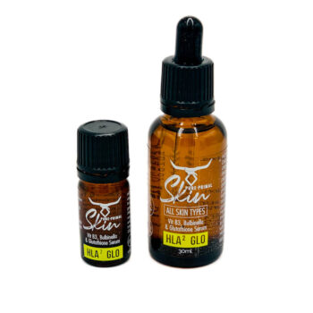 HLA² Glo Ⓥ Facial Serum, Hyaluronic Acid, Facial Serum, ZERO PUFA, B3, HA, HLA, Glutathione, Bulbinella, Hydrasol, SKIN HYDRATION SERUM