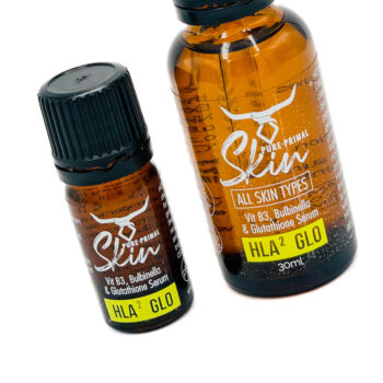 HLA² Glo Ⓥ Facial Serum, Hyaluronic Acid, Facial Serum, ZERO PUFA, B3, HA, HLA, Glutathione, Bulbinella, Hydrasol, SKIN HYDRATION SERUM